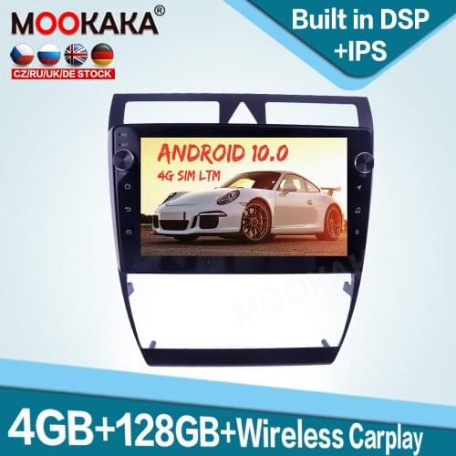 128GB Carplay Android 10.0 Car Multimedia Player for Audi A61998-2006 Auto Radio GPS Navigation Audio Stereo Head Unit DSP