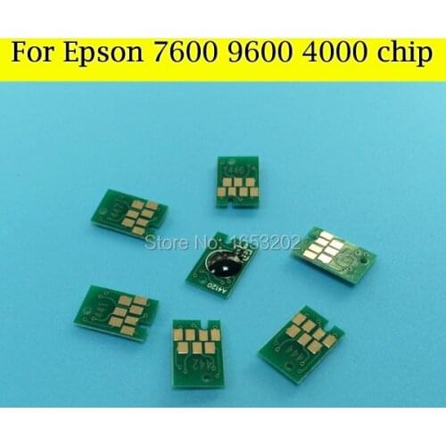 16 PCS/Lot For Epson Cartridge Chip T5441-T5447 T544 Compatible For Epson 4000 9600 7600 Ink Cartridge