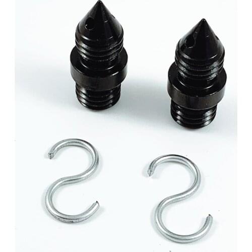 2PCS brand new high quality balck Plumb Bob Hook 5/8x11 thread prism adapter for sokkia nikon leica trimble mini Prism survey