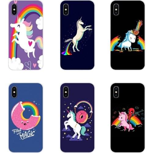 For Samsung Galaxy J1 J2 J3 J4 J5 J6 J7 J8 Plus 2018 Prime 2015 2016 2017 donut riding a unicorn Accessories Phone Shell Covers