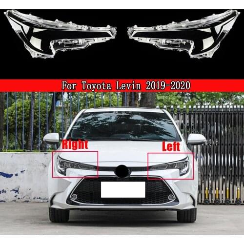 Car Headlight Shell Lamp Shade Transparent Cover Headlight Glass Headlamp Lens Cover For Toyota Levin 2019 2020