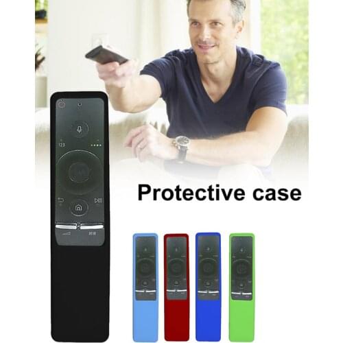 For Samsung TV Voice Remote Control Case Remote Controller Protective Cover Remote Control Silicone Case For BN59-01241A