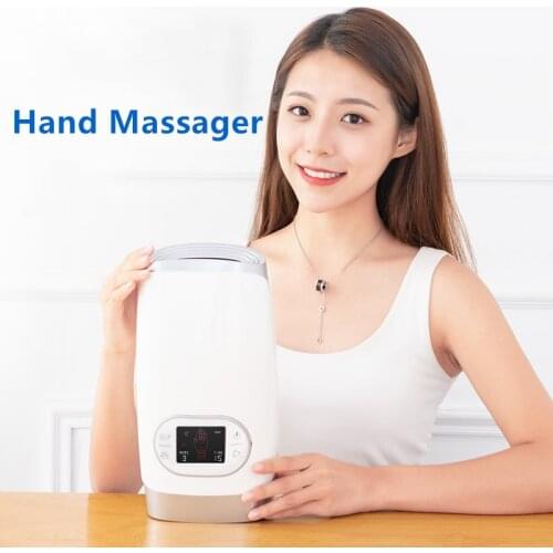 JINYU Electric Hand Massage Device Heat Air Compression Palm Massager Beauty Finger Wrist Spa Relax Pain Relief Girlfriend Gift