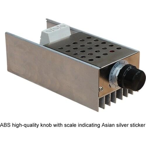 10000W SCR Electronic Regulator High-power AC 220V electronic governor Dimming speed aluminum alloy shell and heat sink
