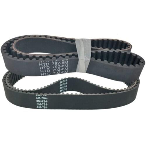 HTD688-8M HTD696-8M HTD704-8M HTD712-8M HTD776-8M HTD784-8M HTD792-8M Rubber Timing Belt Black 1PC