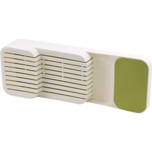 Plastic Knife Block Holder Drawer Knives Storage Rack Knife Stand Cabinet Tray Kitchen Cultery Organizer Kitchen Utensil Rack