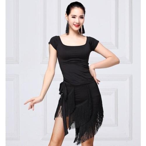 H2638 Latin Dance Performance Dress Clothing Women Adult Spring Fringed Fashion Slim Fit Costumes Female Professional Dance Wear