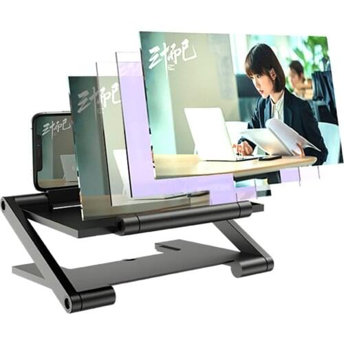 High Definition Screen Amplifier Mobile Phone Screen Magnifier Loop Bracket Increase Stand For Iphone Xiaomi Smartphone