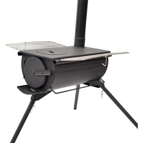 Portable Camping Iron Wood Camping Stove for yurt tent stove
