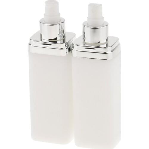 120ml Empty Cream Lotion Airless Pump Bottle + Perfume Essential Oil Sprayer