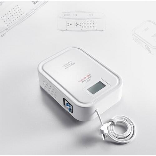 Voltage regulator 220v fully automatic household air-conditioning TV 5000w single-phase boost power regulator can be wall-mounte