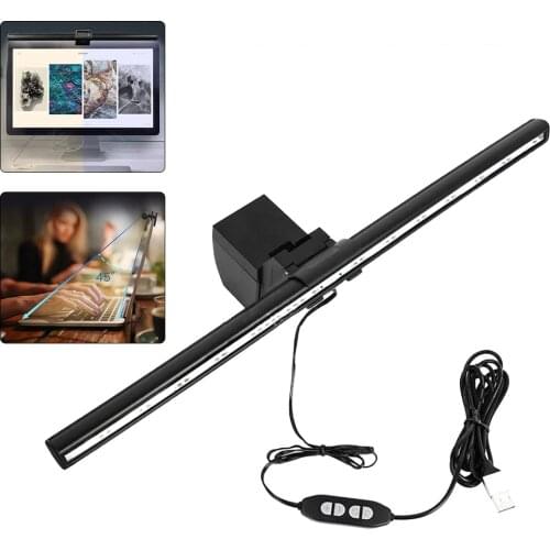 40cm Display Hanging Lamp Computer Intelligent Office Desk Lamp Reading Screen Lamp Eye Protection Reading Light For LCD Monitor