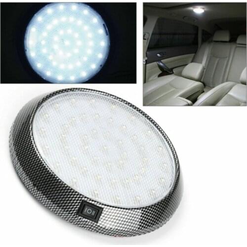 12V LED Car Roof Ceiling Interior Lights High Light Camper Van Boat Caravan Doom Reading Trunk Indoor Light White Universal