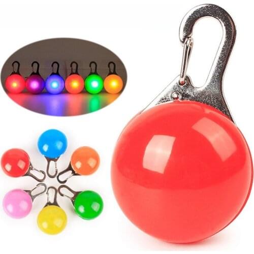 LED Pet Dog Collar Pendant Anti-Lost Avoid Car Accident Collar For Dogs Puppies Dog Collars Leads LED Supplies Pet Products