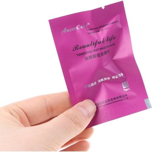3/6Pack Feminine Hygiene Vagina Cleaning Pill Tampon Cures Vaginal Detox Pill