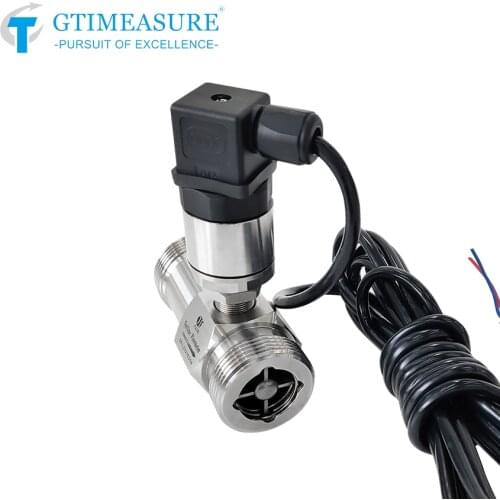 Flowmeter Water Diesel Gasoline Petrol Alcohol Oil Turbine Flow Meter Thread Connection 4-20mA Signal