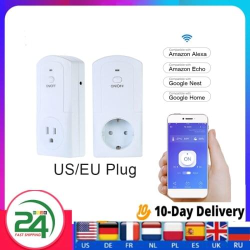 Smart Thermostat Humidistat Timing Plug Wireless APP Remote Control Power Outlet Socket Amazon Alexa Echo Google Nest Home