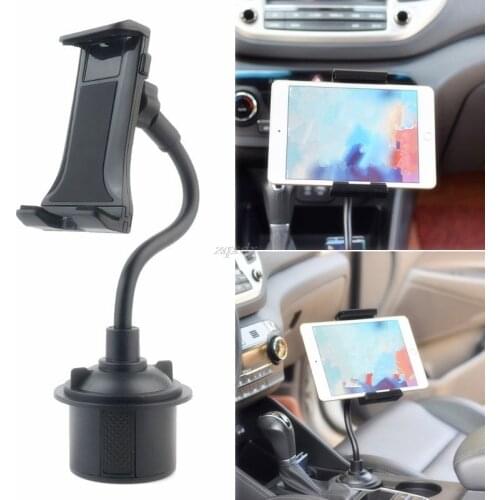 Universal Adjustable Car Cup Holder Mount Cradle for iphone iPad Samsung Galaxy Xiaomi Huawei 3.5"-11" Cellphone Tablet Whosale