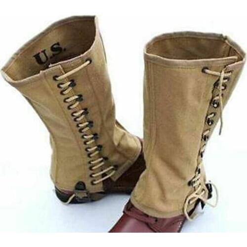 MILITARY WWII WW2 US ARMY EQUIPMENT M1938 CANVAS LEG WRAPPINGS LEGGINGS GAITERS armyshop2008