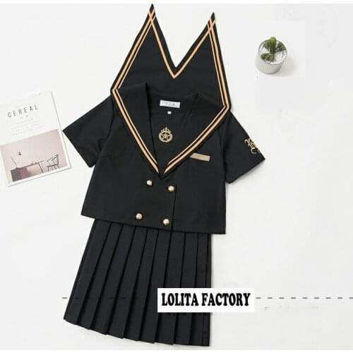 Japanese Orthodox Bad JK Uniform Skirt, Sailors Dress, Royal Academy of Magic and Magic suit NN-S16