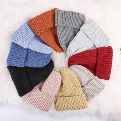 Winter Cashmere Hat for Women Beanie Hip Hop Cute Winter Beanie Hat Knitted Warm Caps Unisex Skullies Beanie Warm Hat