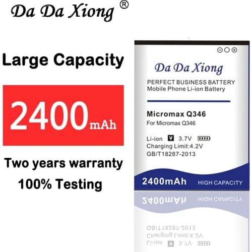 100% New High quality 2400mAh Micromax Q346 Battery for Micromax Q346 Replacement mobile Phone battery