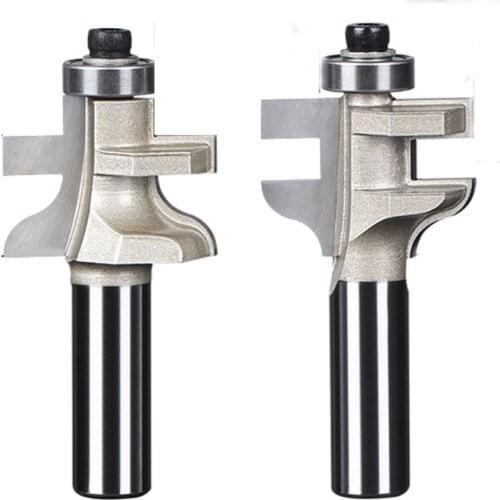 2pcs/set 1/2 SHK Woodworking Tool REVERSIBLE RAIL & STILE BITS OGEE 1/2*1 Router Bits