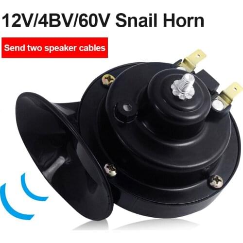 2pcs Super 300 DB Train Horn For Trucks Car Styling 12V Electric Snail Horn Air Horn Raging Sound For Car Motorcycle Accessories