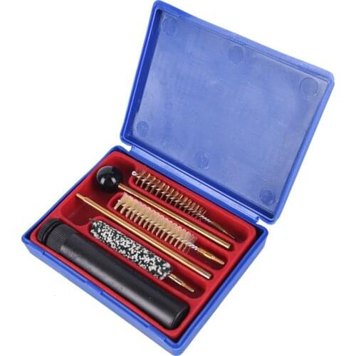 2021 1package Pistol Gun Clean Set Universal Gun Cleaning Kit For Rifle Pistol Handgun CleanerPipe Mop Brush Accessory