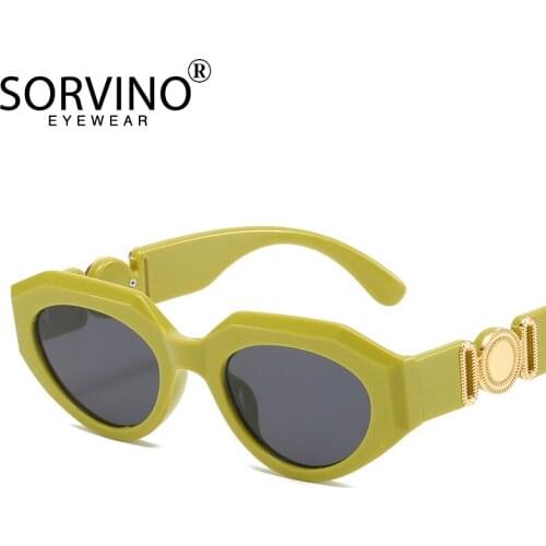 2021Fashion Modern Women Style Vintage Polygon Sunglasses 90S Cool Brand Design Trend Small Frame Sun Glasses Oculos De Sol