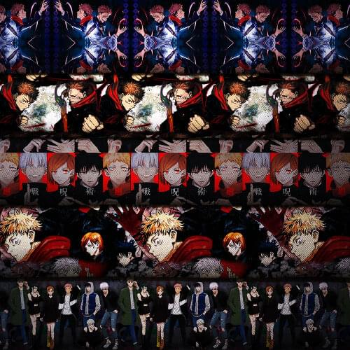 50cm*140cm Cartoon Printed Polyester Cotton Fabric Patchwork for Sewing Dress Cloth Making Puppet L12010