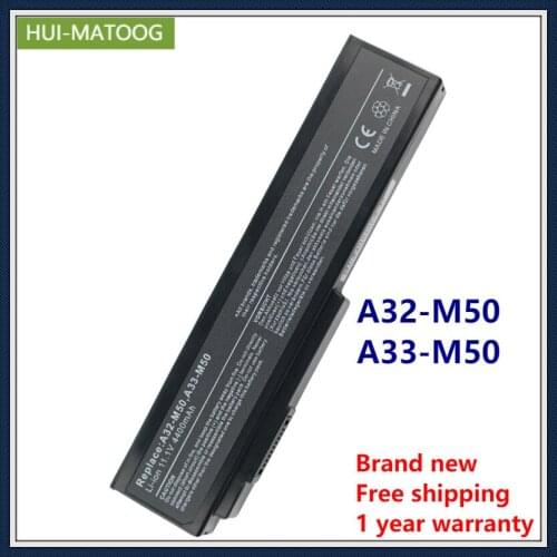 Laptop battery A32-M50 A32-N61 for ASUS A32-X64 A33-M50 N53S N61J X55 N53J N53E N43S N43J n61v N61JQ N53Jf 11.1V 4400mAh