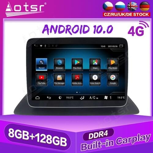 For Mercedes-Benz GLS 2012 -2019 8+128G Android 10 Car GPS Navigation Touch Screen Multimedia Player Stereo Radio 4G LTE Carplay