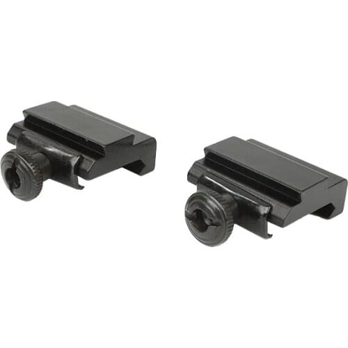 2pcs /Set Tactical Rail Adapter Base Mount QD Weaver - Picatinny 7/8" To Dovetail 3/8" 11mm Rail Adapter Mount Conversion Base