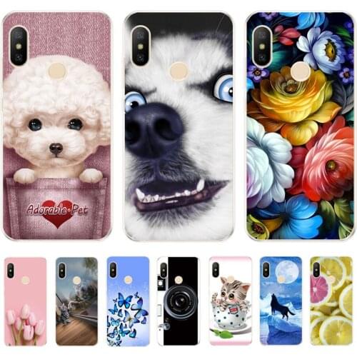 For Xiaomi Mi 6X Case Xiaomi Mi 6X Cover TPU Soft Case Capinha For Xiaomi Mi6X Mi 6X 6 X X6 Back Cover Protective Silicone case