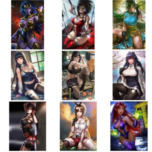 Hinata Female Ninja My Hero Academia Japanese Anime Canvas Game HD Poster Wall Scroll Wall Sticker Home Decoration Oil Painting