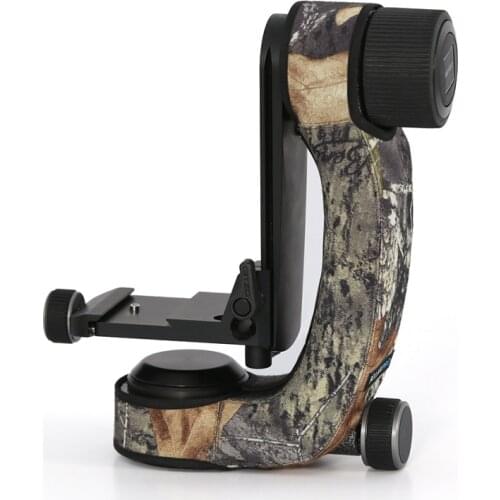 ROLANPRO Personality Tripod Head Camouflage Sleeve / Case For Gitzo GHFG1 Gimbal Head Telephoto Bird Shooting Photography Case