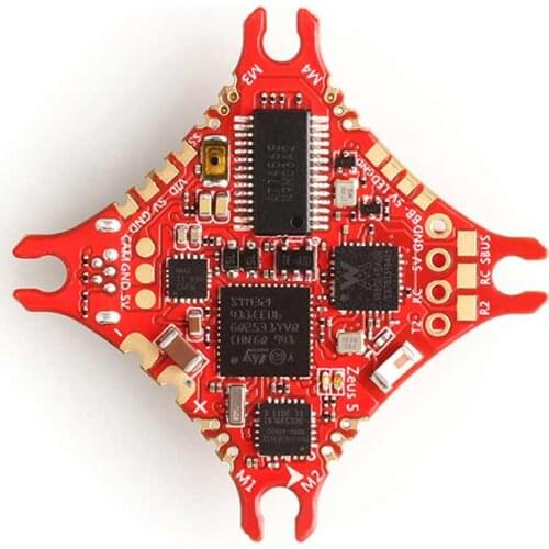 HGLRC Zeus5 AIO MPU6000 F411 Flight Controller 5A BLEHLI_S 4in1 ESC 1-2S for FPV Racing Freestyle Tinywhoop Drone