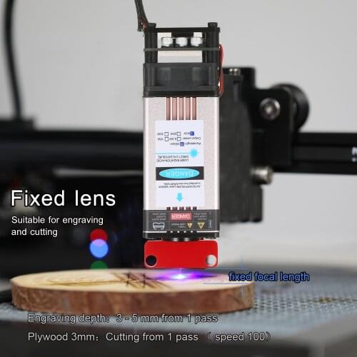 40W Laser Module Laser Head 450nm Engraving Module for Laser Engraving Machine CNC Laser Machine Wood Marking Cutting Tool