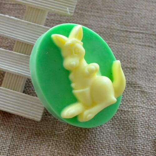 Nicole Silicone Soap Mold Ellipse Kangaroo Handmade Soap Making Tool