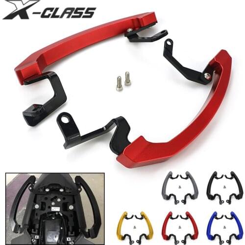 Motorcycle Rear Seat Grab Brackets Passenger Handle Holder CNC Aluminum Accessories for YAMAHA MT07 FZ07 2014 2015 2016 2017