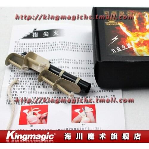 Finger Fire set professional stage magic props