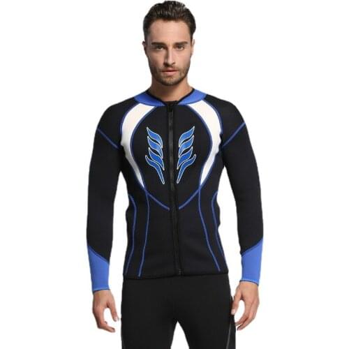 Professiona Neoprene 3mm Scuba Fission Diving Suit Windsurfing Swimwear Stretch tight Boating Snorkeling Jacket Wetsuit for men