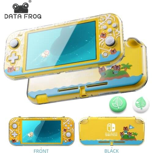 DATA FROG Protective Case For Nintendo Switch Lite Transparent Animal Protection Switch Lite Cover for NS Switch lite Accessorie