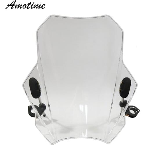 Motorcycle Adjustable Wind Screen Windshield For YAMAHA MT-03 MT-07 MT-09 MT-10 FZ-10 FZ-09 FZ1N FZ6