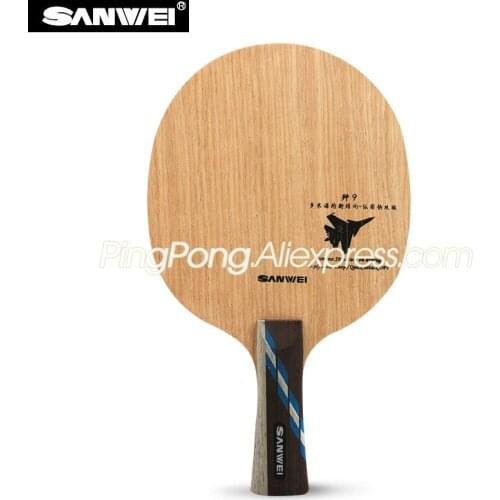 Sanwei J-9 / J9 (9 Ply Even Wood) SANWEI Table Tennis Blade Racket SANWEI Ping Pong Bat Paddle