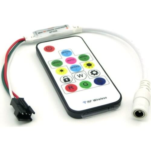 SP103E RF Controller 14key for DC5V WS2812 DC12V WS2811 Dream Color LED Strip Light RGB 5V/12V 20pcs/lot