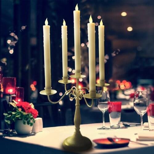 JSEX LED Electric Candle Fake Candle Lights Tea Light Flameless Light Weding Dinner Church Home Decoration Battery Operated