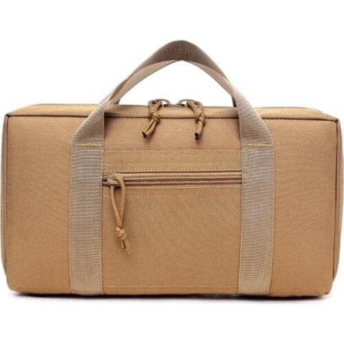 Tactical Pistol Carrier Magazine Pouch Bag Portable Military Hunting Handgun Holster Outdoor Rug Shooting Range Gun Bag