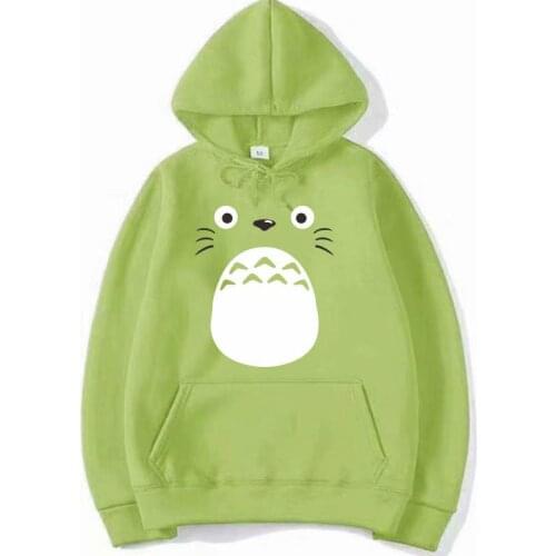 My Neighbor Totoro Hoodies Mens Casual Sweatshirts Japanese Cartoon Loose Hoodie Comfortable Creativity Streetwear Male